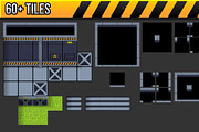 Sci-fi Top Down Tileset, an Object Illustration by pzUH (Thumbnail 4 of 5)