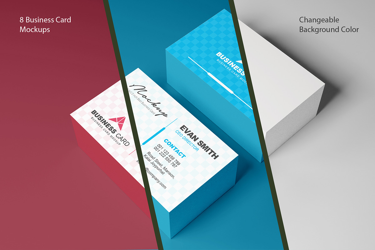Business Card Mockups, a Mockup by alimran24 (Photo 4 of 12)