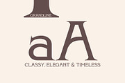Grandline - Classy Luxury Typeface, a Serif Font by HipFonts (Thumbnail 4 of 9)