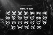 Helvorn | Black Metal Display, a Blackletter Font by Denustudios (Thumbnail 11 of 11)