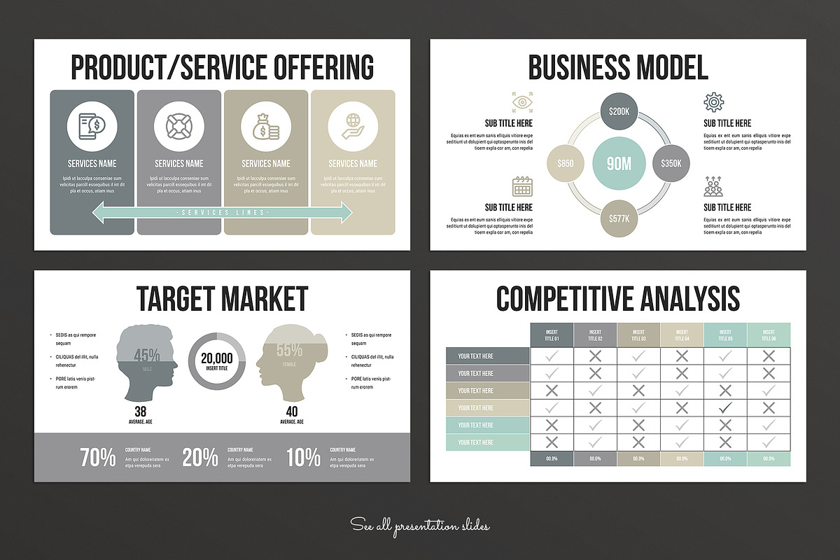 Business Plan Presentation Template, a Presentation Template by MassiveCreator (Photo 3 of 6)