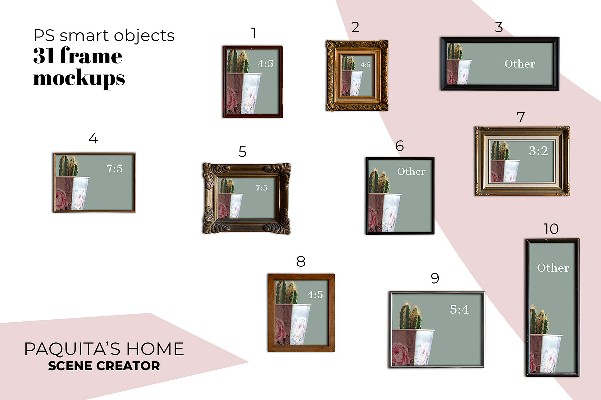 Paquita's Scene Creator - 31 frames, a Household Mockup by bluevan (Photo 8 of 16)