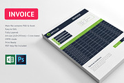 Invoice template, a Stationery Template by Graphicalark (Thumbnail 1 of 3)