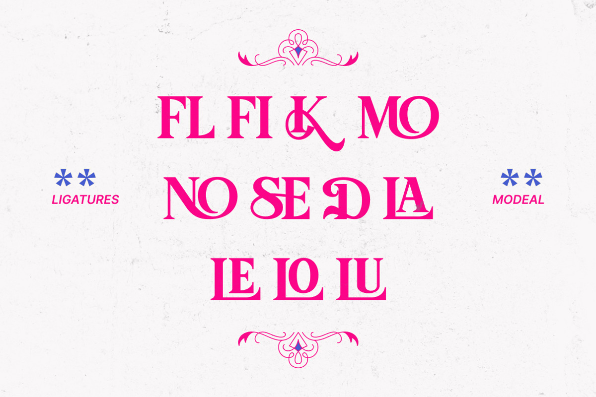 Modeal Modern Serif Display Font, a Serif Font by Rasio Studio (Photo 3 of 7)