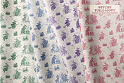 Witchy Toile de Jouy Pattern, a Pattern Graphic by Dina Mae (Thumbnail 6 of 11)