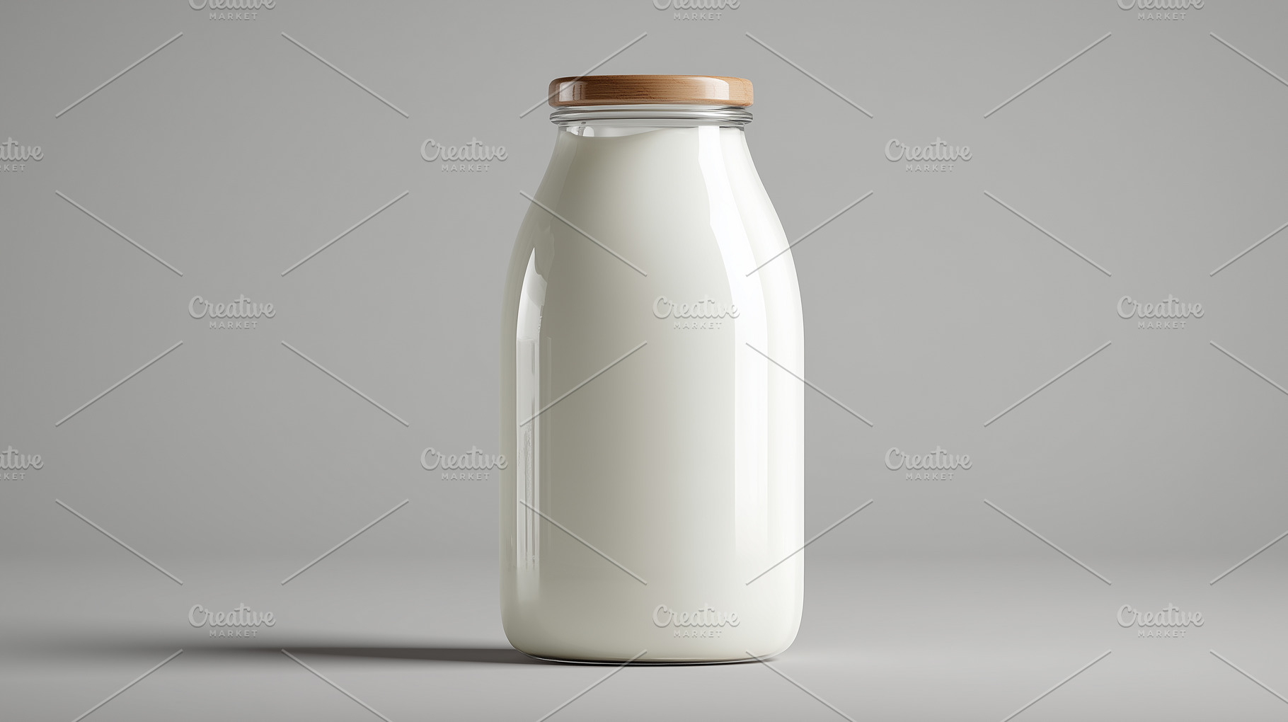 Bottle of milk mockup, a Food & Drink Photo by MistyDay