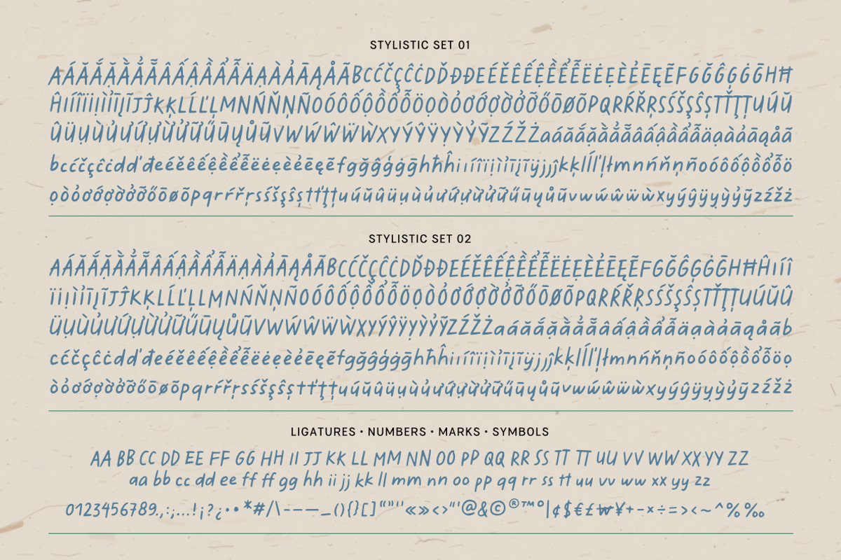 BURNED PANCAKES | Handwritten Font, a Handwritten Font by type peace (Photo 15 of 16)