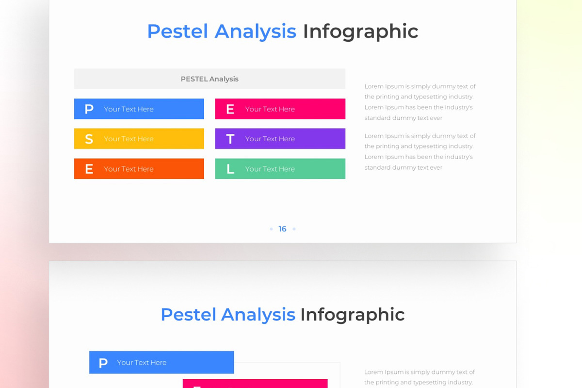 PESTEL Analysis PowerPoint Infograph, a Presentation Template by Digitcase x Wealthwells (Photo 4 of 4)