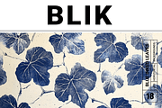 Blik Co. Organic Leaf Patterns, a Texture Illustration by milatovar (Thumbnail 1 of 24)