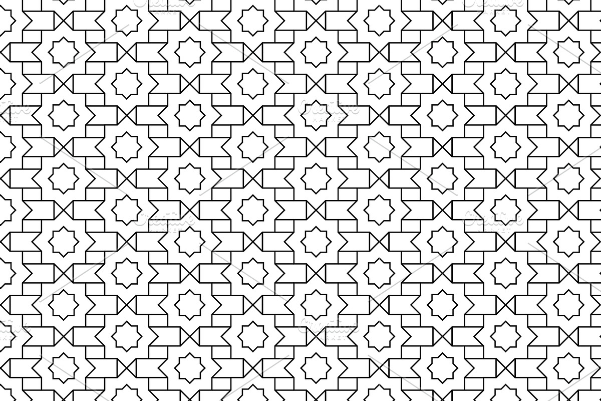 Islamic Arabic Seamless Pattern, a Pattern Graphic by NasirGrfx (Photo 5 of 13)