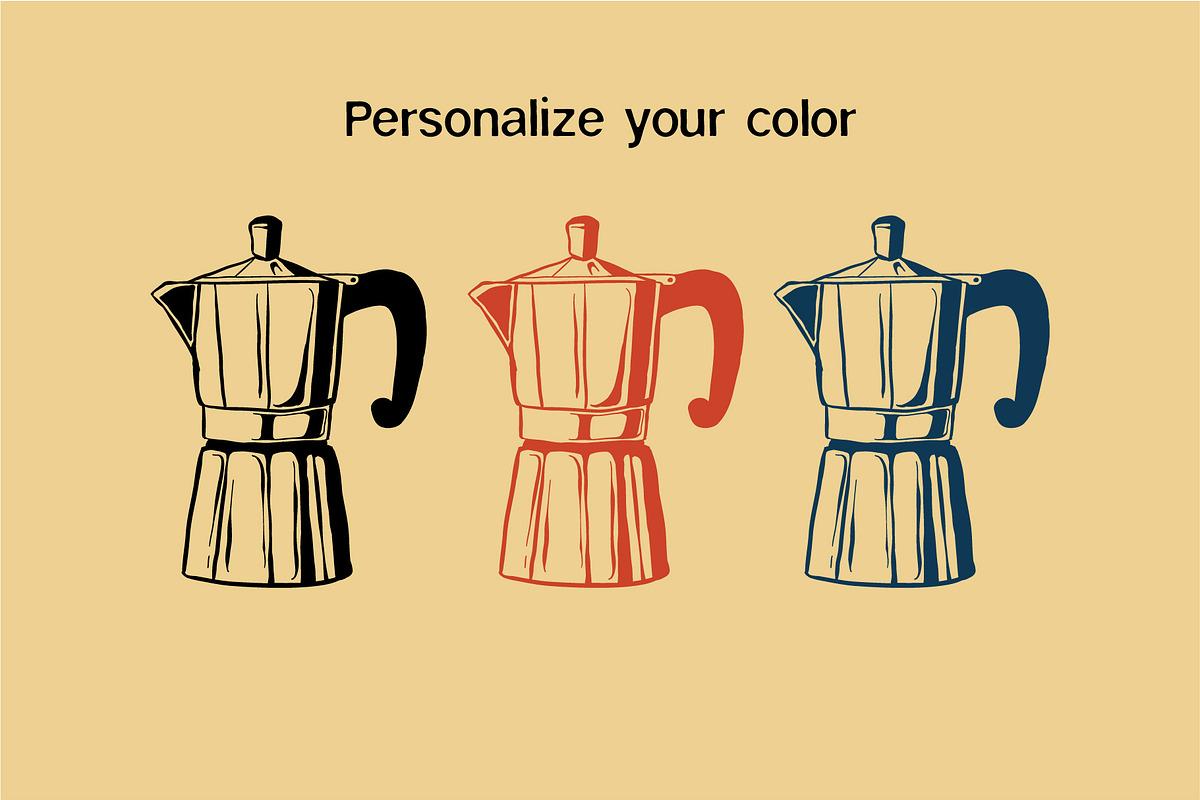 Coffee Illustration Bundle, an Object Illustration by Pokal Studio (Photo 6 of 8)