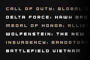 Division An Army Inspired Typefeace, a Sans Serif Font by alpercakici (Thumbnail 11 of 14)