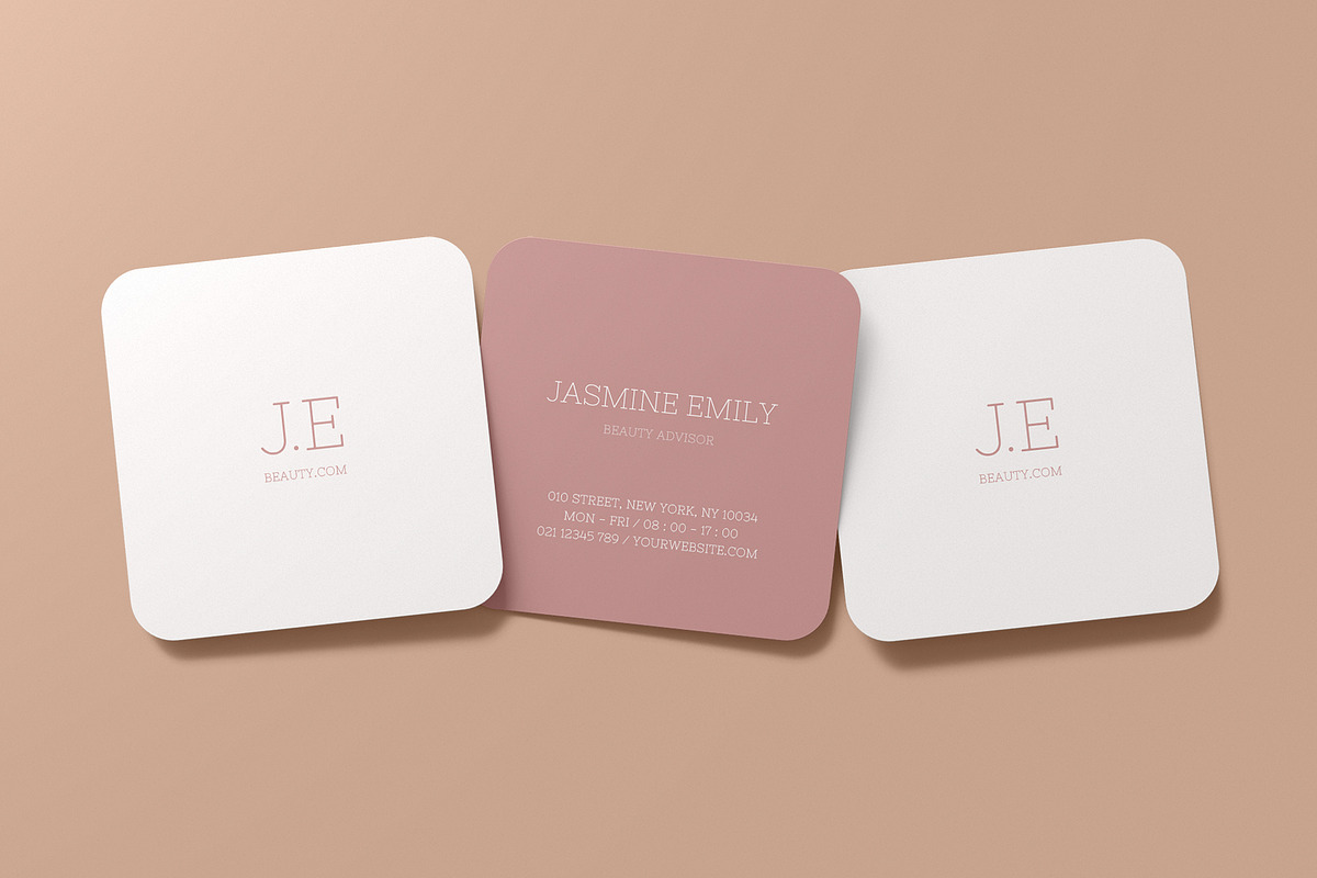 Square Business Card Mockup, a Books & Magazine Mockup by Mockup Supper (Photo 10 of 10)