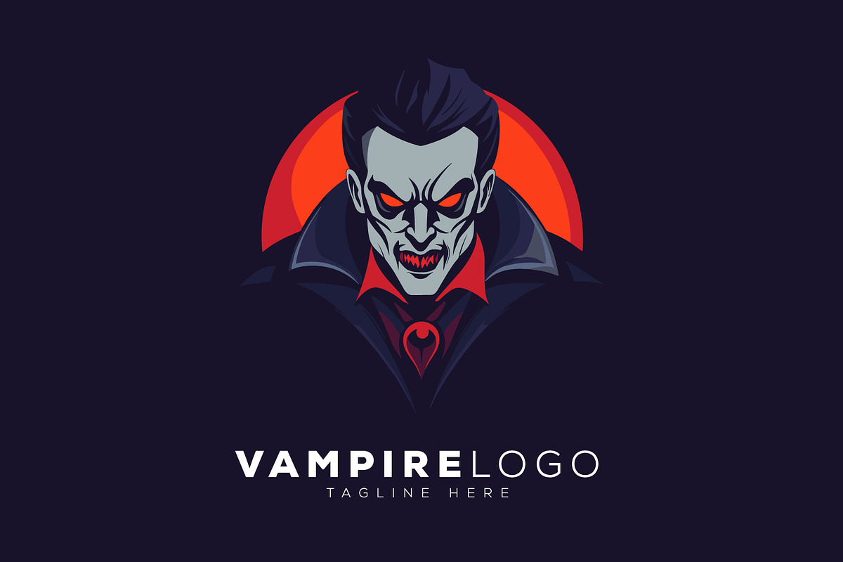 Vampire Logo, a Branding & Logo Template by Xoovion