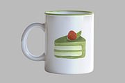Matcha illustrations bundle, a Food Illustration by RizkaNurfazrina (Thumbnail 5 of 7)