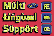 CS Halsey 3D, a Sans Serif Font by Craft Supply Co. (Thumbnail 4 of 8)
