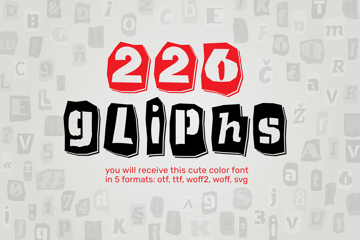 Cut News Stencil Black regular font, a Blackletter Font by Zimages (Photo 2 of 7)
