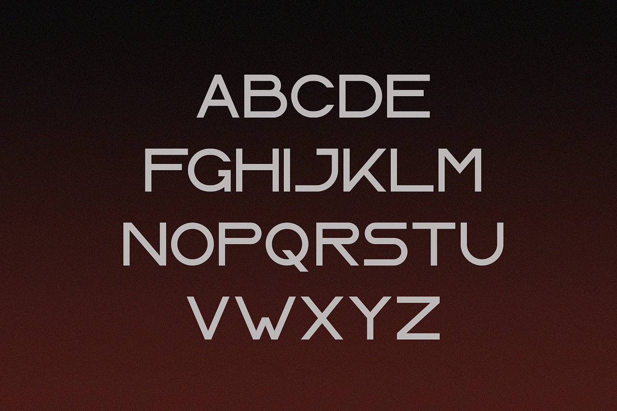 Laser - Futuristic Font preview 2