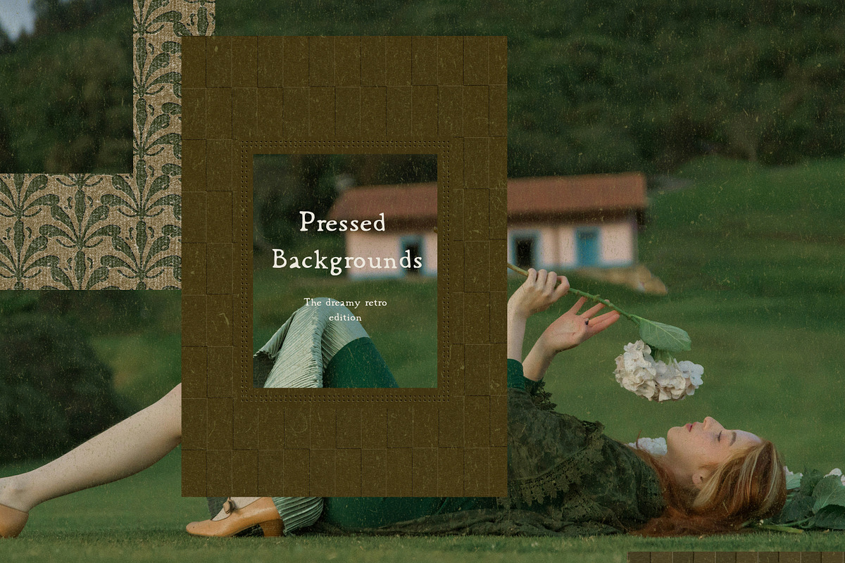 Nostalgic Cottagecore Patterns, a Background Graphic by Laras Wonderland (Photo 9 of 14)