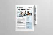 Company Employee Newsletter, a Flyer Template by Leaflove (Thumbnail 4 of 5)