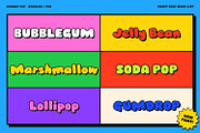 Gummy Pop Font, a Sans Serif Font by Handmadefont (Thumbnail 6 of 15)