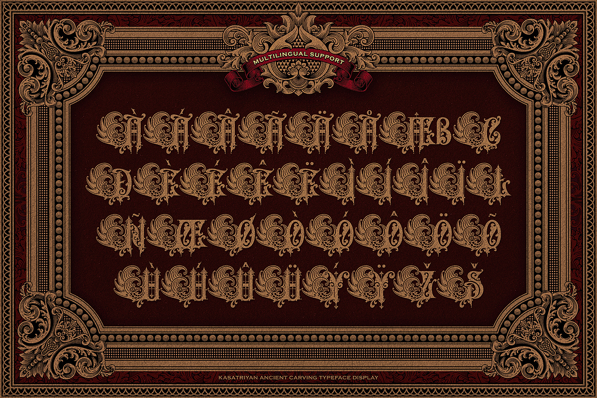 Kasatriyan Ancient Typeface, a Serif Font by Sitintahitam (Photo 16 of 24)