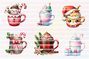 Cute Christmas Coffee Sublimation, an Illustration by CreationArt (Thumbnail 2 of 7)