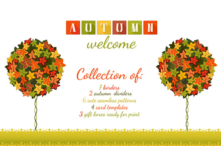 Autumn Welcome Vector Kit