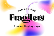 Fragilers Sans Display, a Sans Serif Font by Alandya TypeFoundry (Thumbnail 1 of 12)