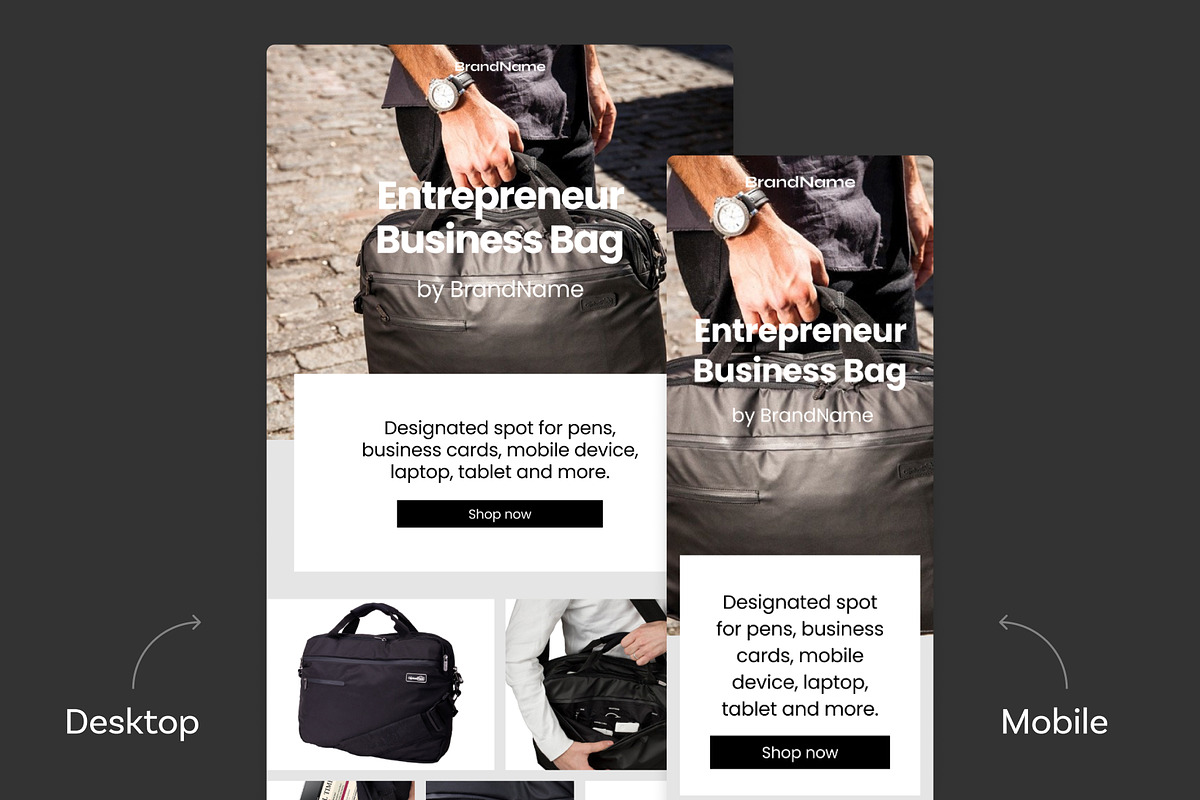 Email E-commerce Templates, an Email Template by Middltone (Photo 2 of 3)