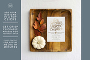 Vertical Fall Invitation Mockup, a Product Mockup by Makers Mockup Studio (Thumbnail 2 of 5)