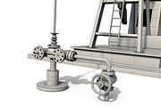 Oil Pump Jack, an Object 3D Model by Tedi Permana (Thumbnail 7 of 13)