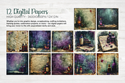 Witch's Apothecary, a Background Graphic by Curve Design (Thumbnail 7 of 7)