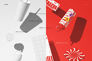Floating Fast Food Branding Mockup, a Packaging Mockup by creatsy5 (Thumbnail 3 of 6)
