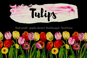 Spring tulips, an Illustration by Big Bundles Shop (Thumbnail 2 of 5)