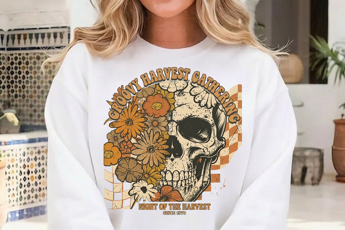 Retro Floral Skeleton PNG, Halloween, a Graphic by Vector Portal (Photo 3 of 8)