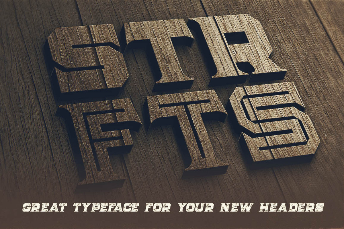 Strife - Display Font preview 4