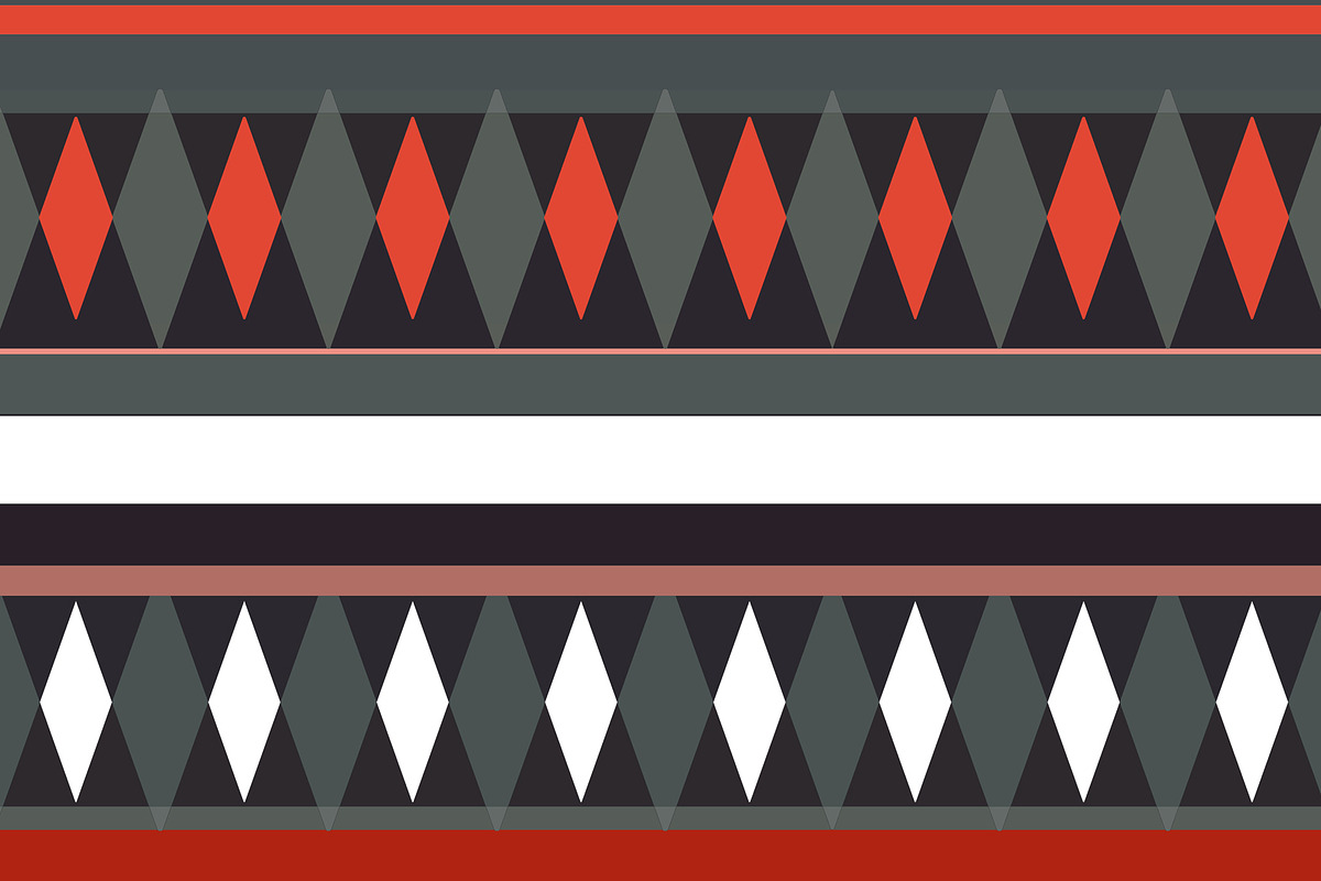 Earthy Ethnic Geometric Seamless, a Pattern Graphic by Sharon Schwalbe (Photo 6 of 6)