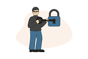 Cyber Crime Illustration, an Object Graphic by Jump Studio (Thumbnail 5 of 12)