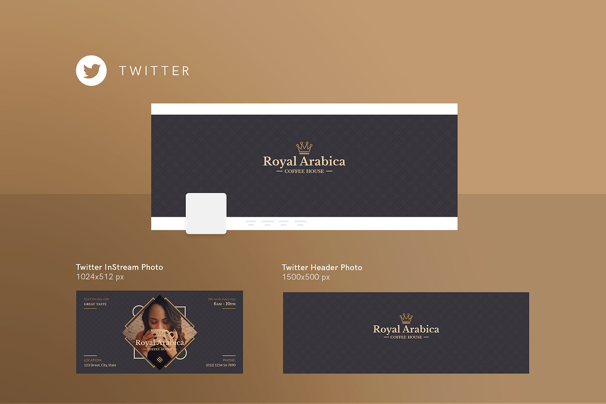 Promo Bundle | Coffeehouse, a Poster Template by Amber Graphics (Photo 4 of 17)