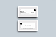 30 Minimal Business Cards Bundle, a Business Card Template by GraphicsEgg (Thumbnail 19 of 32)