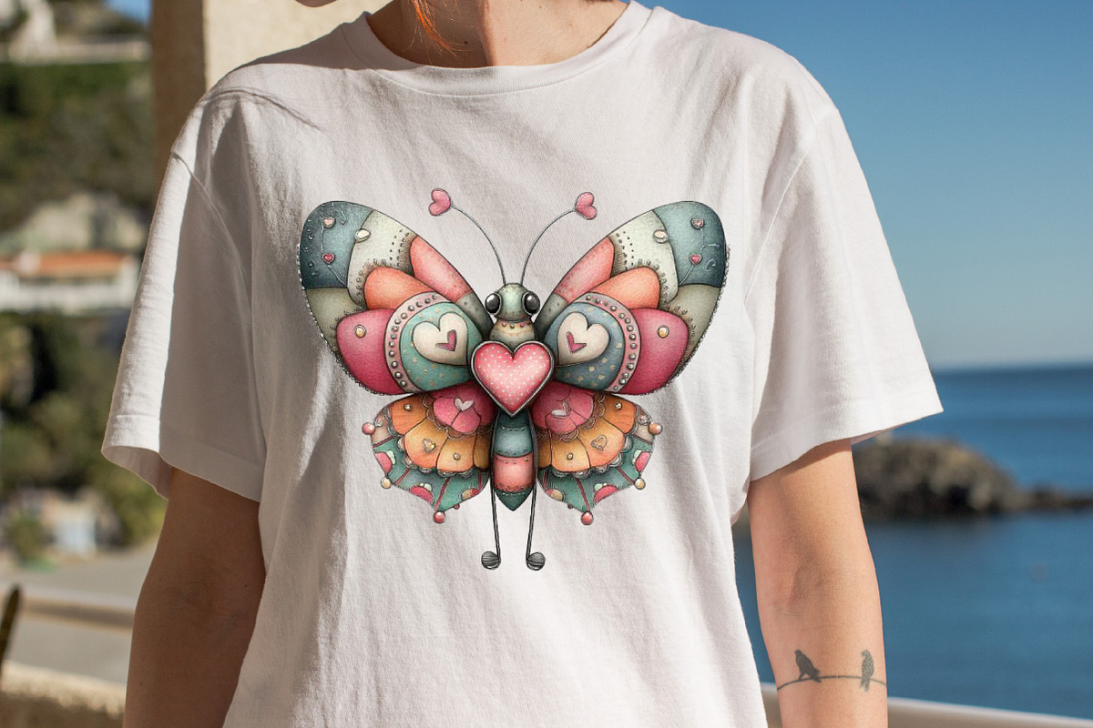 Whimsical Spring Butterfly Clipart B, an Illustration by SVGArt (Photo 6 of 7)