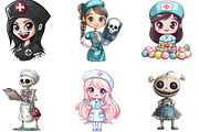 Halloween Nurse PNG Sublimation, an Illustration by CraftArtStudio (Thumbnail 3 of 6)