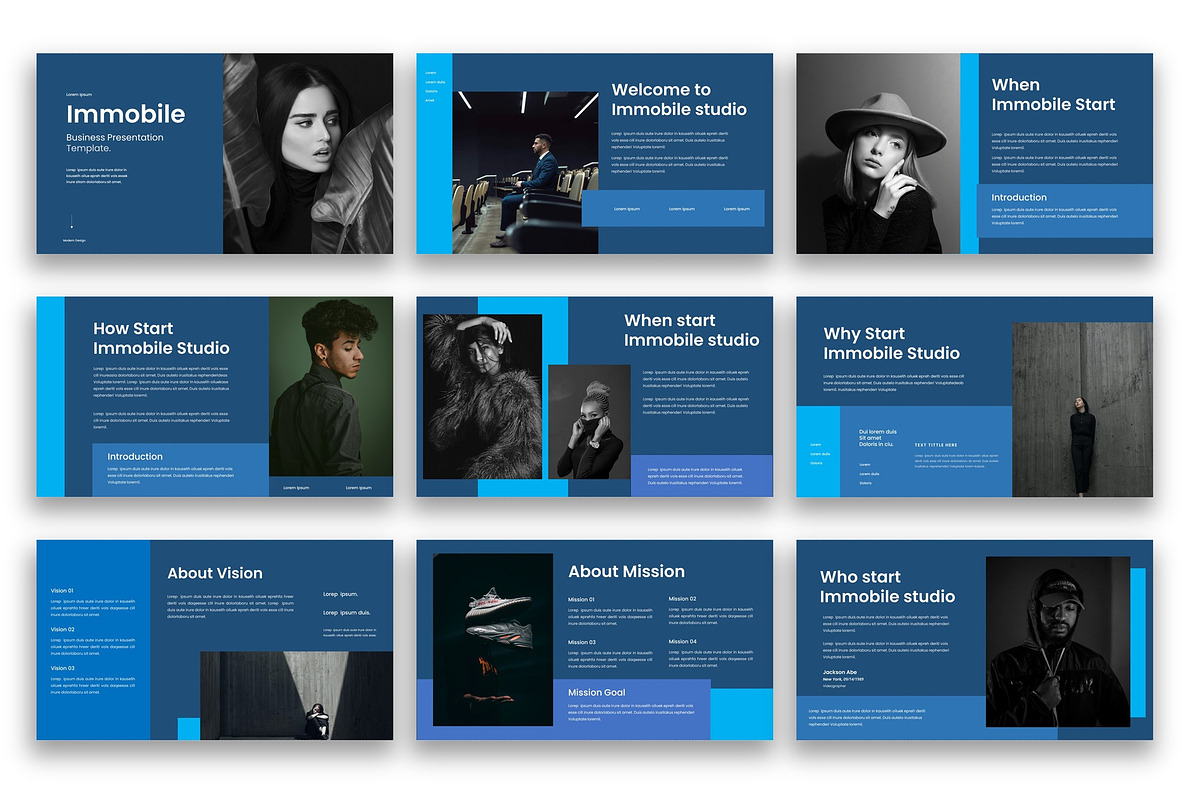 Immobile – Business Google Slide, a Presentation Template by kreatifreya (Photo 2 of 5)