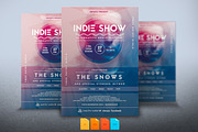 Flyer Indie Show, a Flyer Template by DesignsStore (Thumbnail 1 of 2)