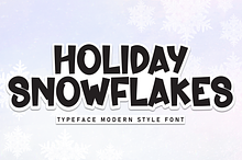 Holiday Snowflakes | Script Font