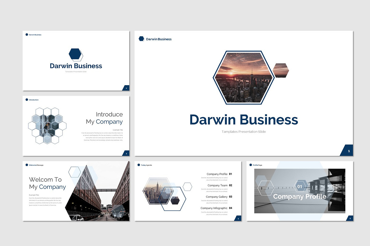 Darwin - Powerpoint Template, a Presentation Template by inspirasign