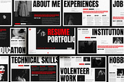 CV-Resume & Portfolio Presentation, a Presentation Template by E-Type (Thumbnail 1 of 4)