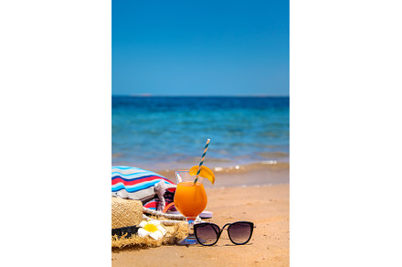 Bag and things for relaxing on the, a Holiday Photo by yanadjana