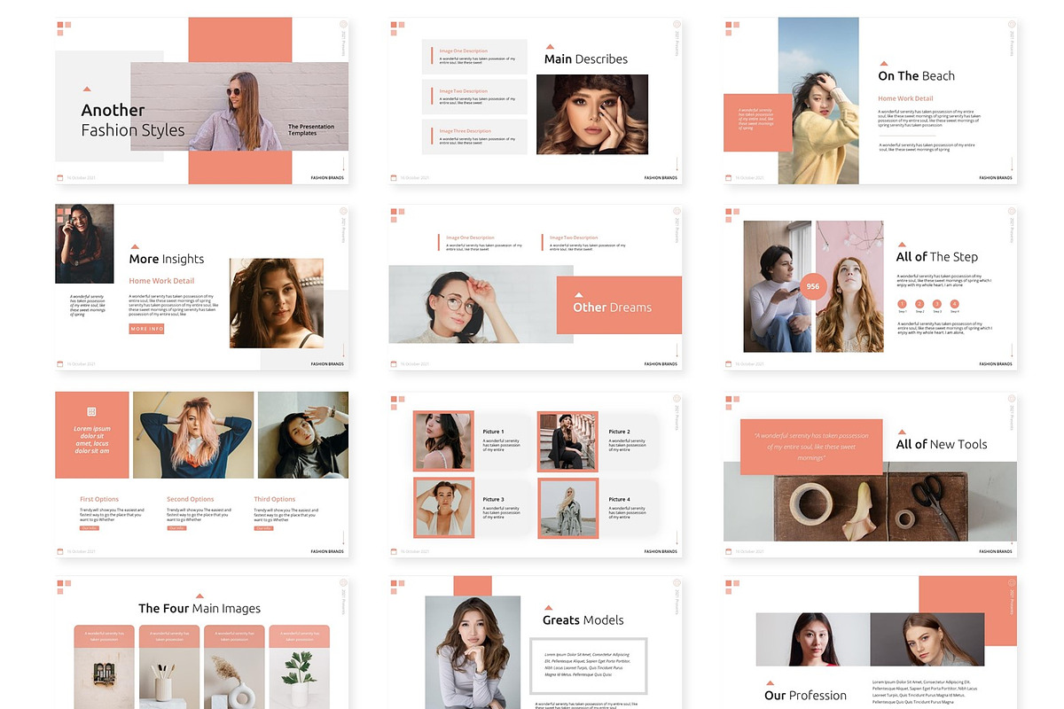 Fashion Styles - Google Slides Templ, a Presentation Template by AQR Studio